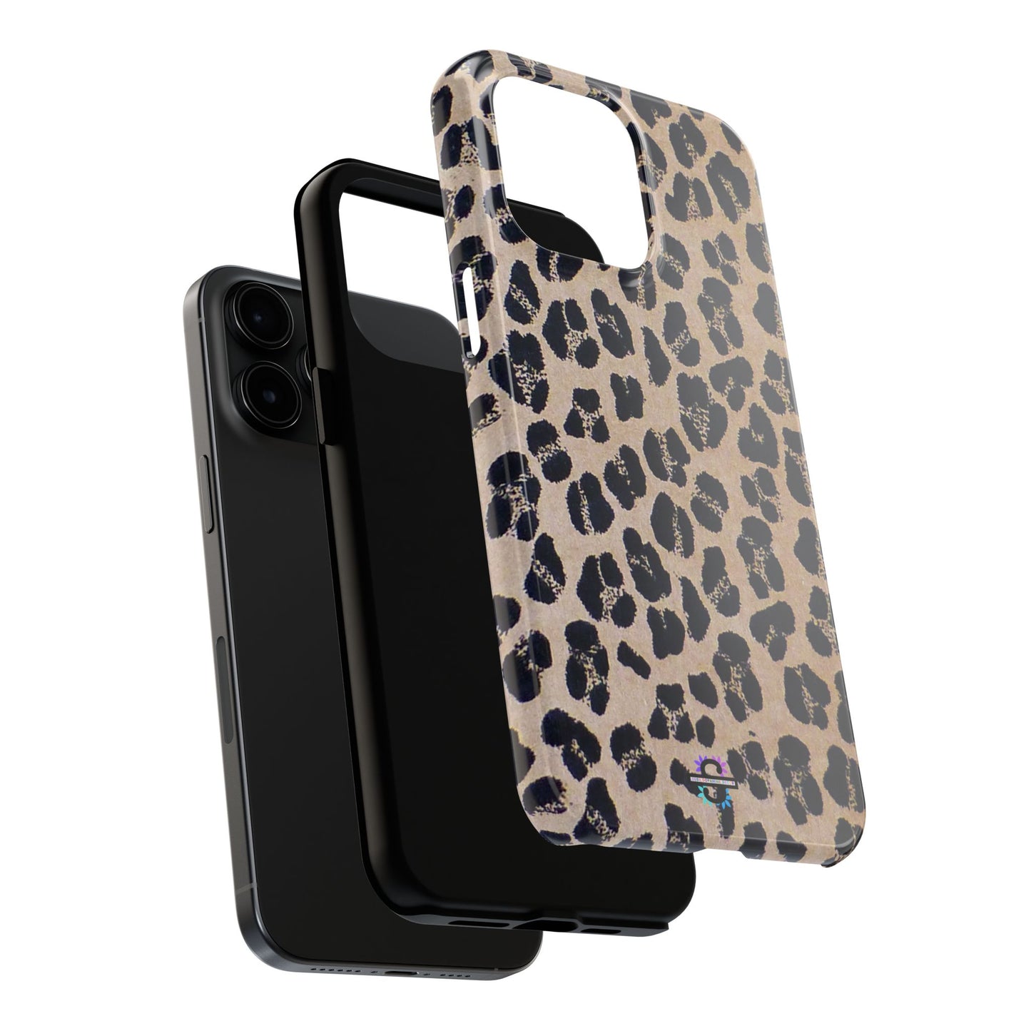 Black and Brown Mobile Cover, Leopard Print, Stylish Mobile Case, Accessories