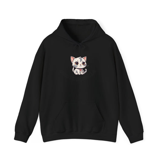Unisex Heavy Blend™ Hooded Sweatshirt – Cute Cat Hoodie | Unstoppable | Powerful Subliminal | Cat Energy | Success Subliminal