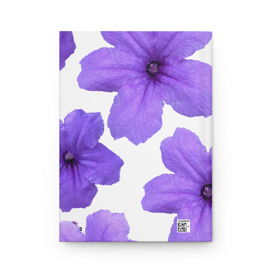 Purple Journal, Limited Edition | Purple Flowers, Abundance subliminals, Attract Prosperity | Purple Abundance Journal – Prosperity & Intention Writing
