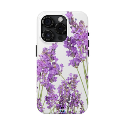 Purple Lavender print cute Phone Cover, Mobile case, iPhone 7 to iPhone15 AvailableSush Dopamine Decor