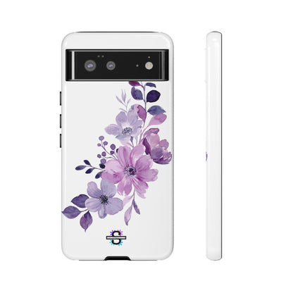 Limited Edition Floral Purple Phone Case | Prosperity Subliminals | Protective Hard Cover | Exclusive Collector's item