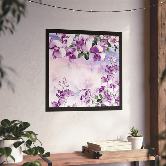 Beautiful Floral Poster, Natural Wall Art, Colorful Flowers Poster