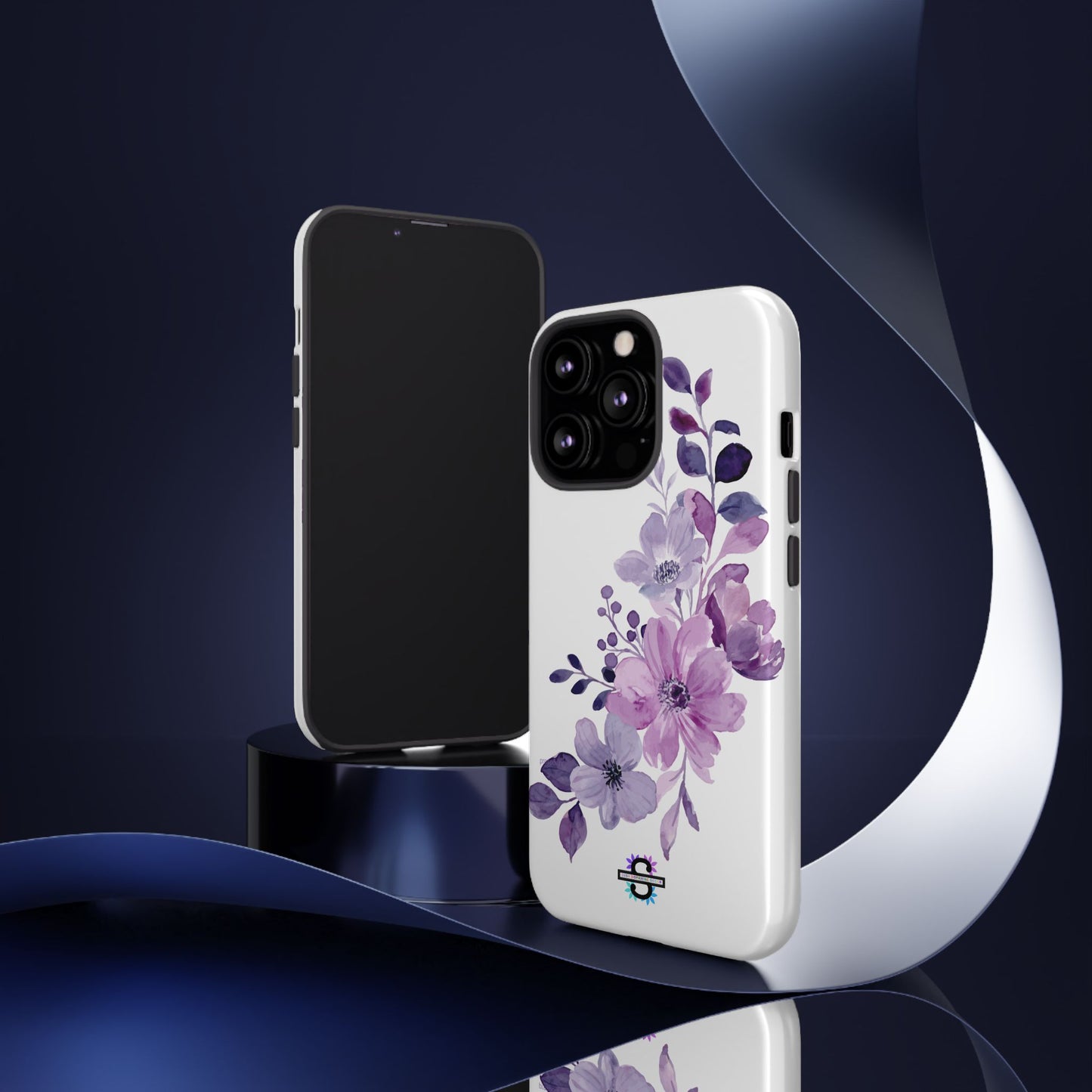 Limited Edition Floral Purple Phone Case | Prosperity Subliminals | Protective Hard Cover | Exclusive Collector's item