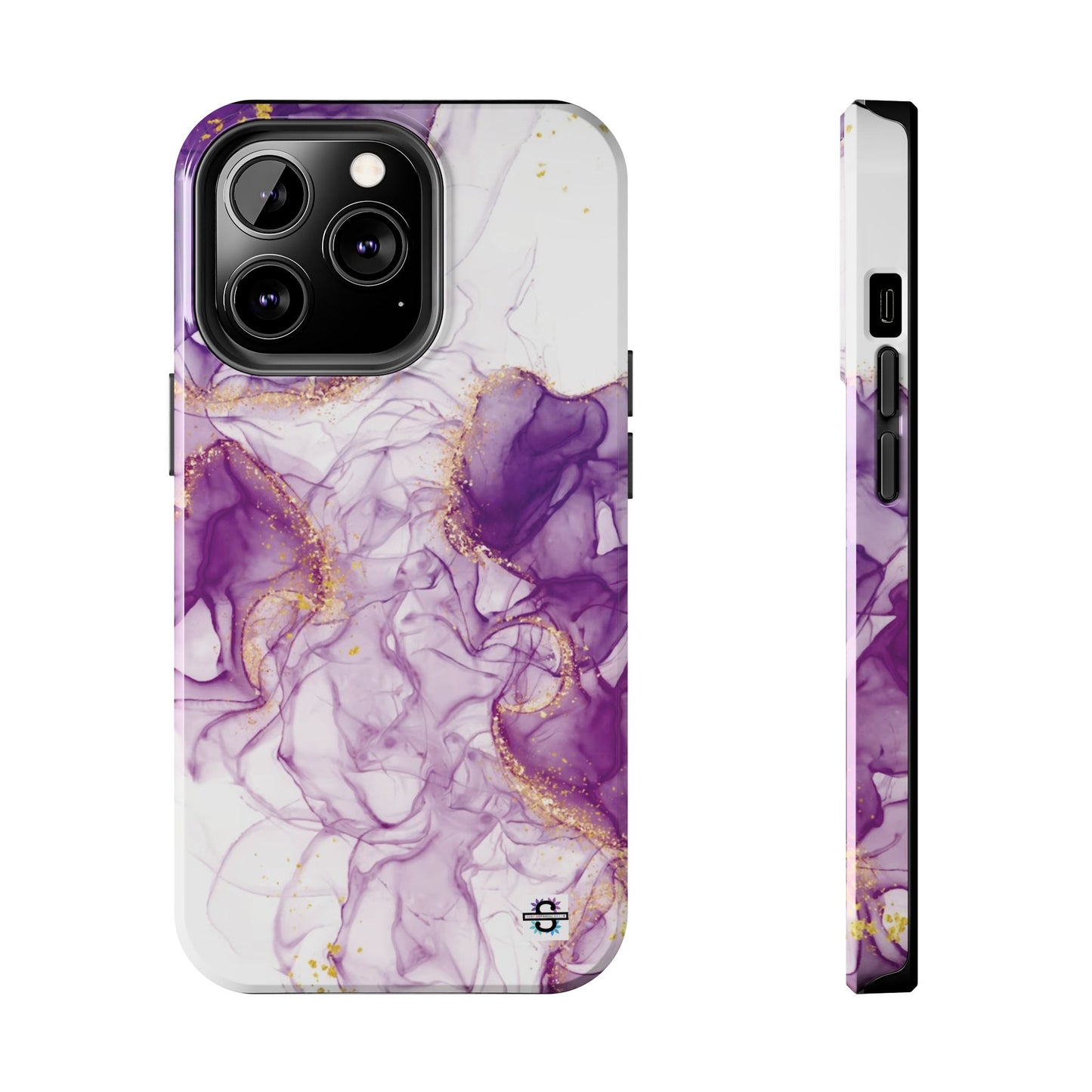 Purple White gold marble Tough Phone Case | Mobile cover