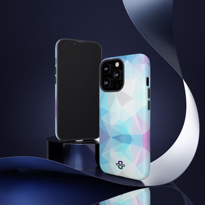 Geometric Blue Phone Cover