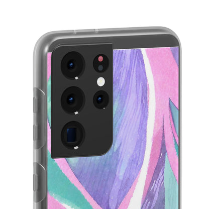 Subliminals for Prosperity | Purple Blue Green Pattern Phone cover | World's first Subliminals Brand | Sush Dopamine Decor