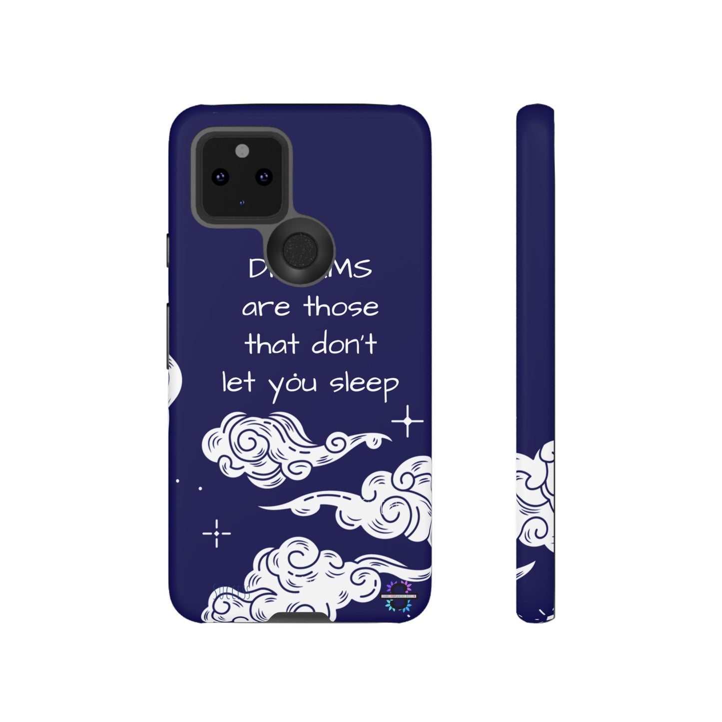 Limited Edition | Royal Blue Phone Case with Motivational Quote – Cloud Design Slim Protective Cover with Dual Layer Protection | Success Subliminals | Motivational Quote