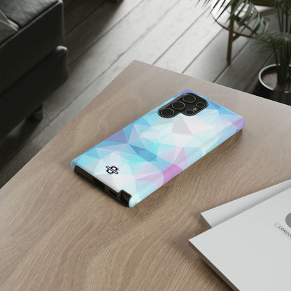 Geometric Blue Phone Cover