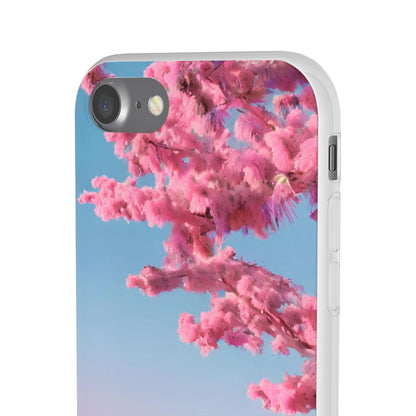 Flexi Pink landscape cherry blossom Phone case | Mobile cover