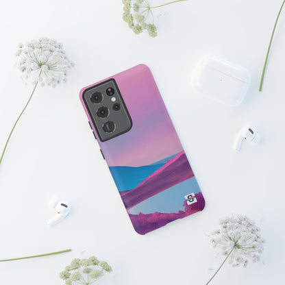 Pink Blue landscape design Phone cover | Mobile case