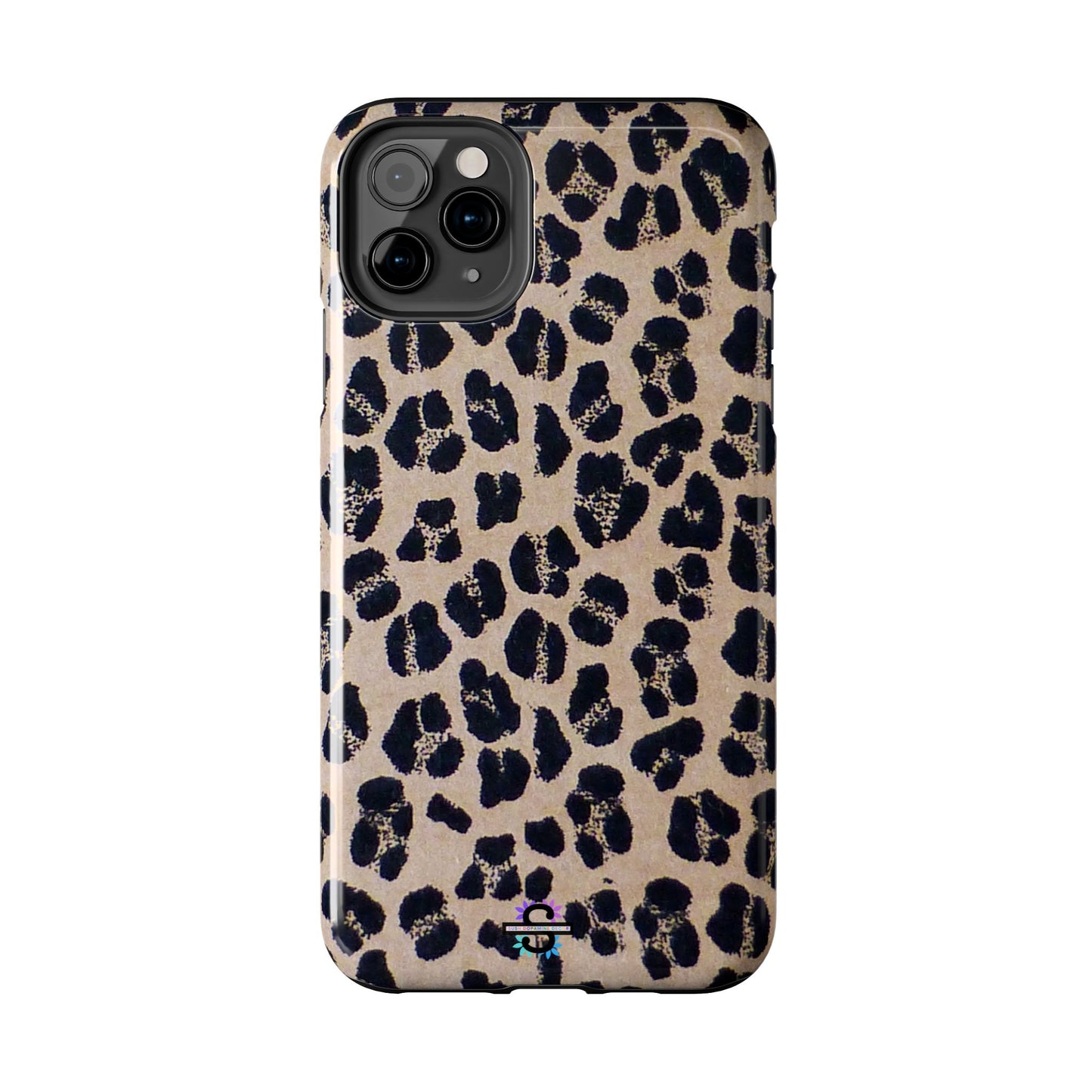 Black and Brown Mobile Cover, Leopard Print, Stylish Mobile Case, Accessories