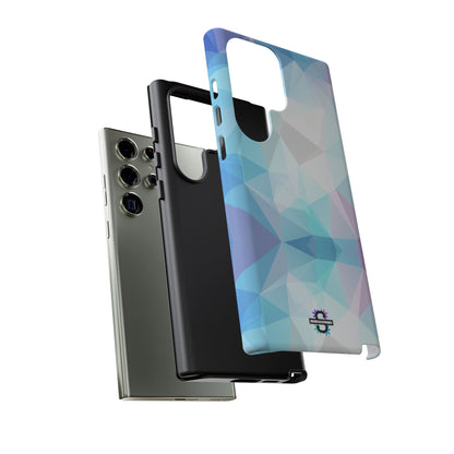 Geometric Blue Phone Cover