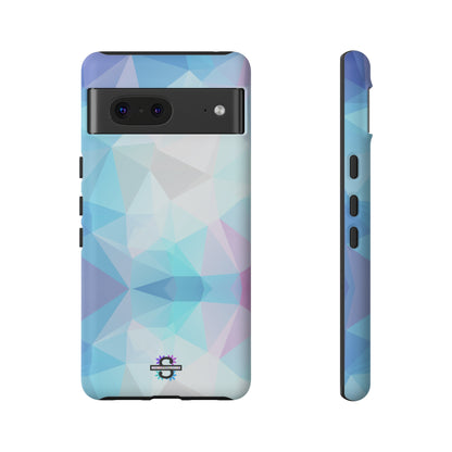 Geometric Blue Phone Cover