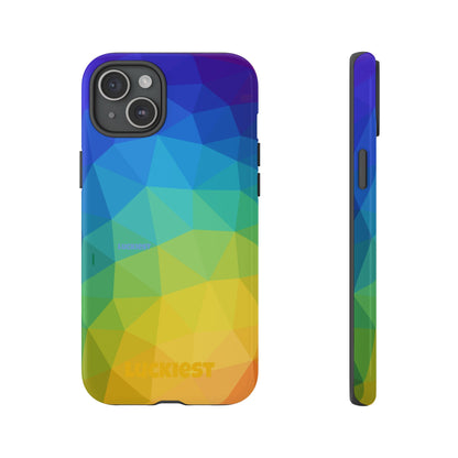 Chromatic Geometric Phone Cover | Mobile Cover  | Luckiest person alive subliminal