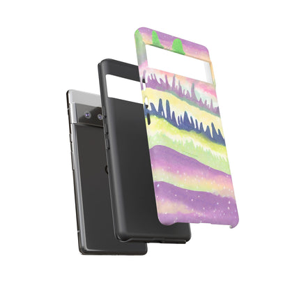 Limited Edition | Subliminals for good grades | Beautiful Abstract Landscape Phone Case – Nature Design Mobile Cover with Dual Protection