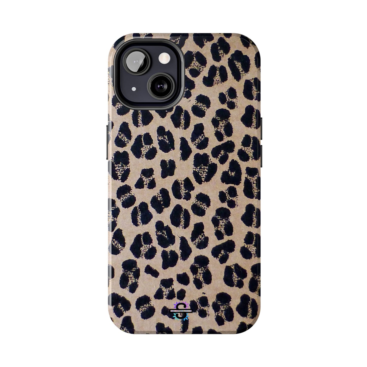 Black and Brown Mobile Cover, Leopard Print, Stylish Mobile Case, Accessories