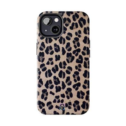 Black and Brown Mobile Cover, Leopard Print, Stylish Mobile Case, Accessories