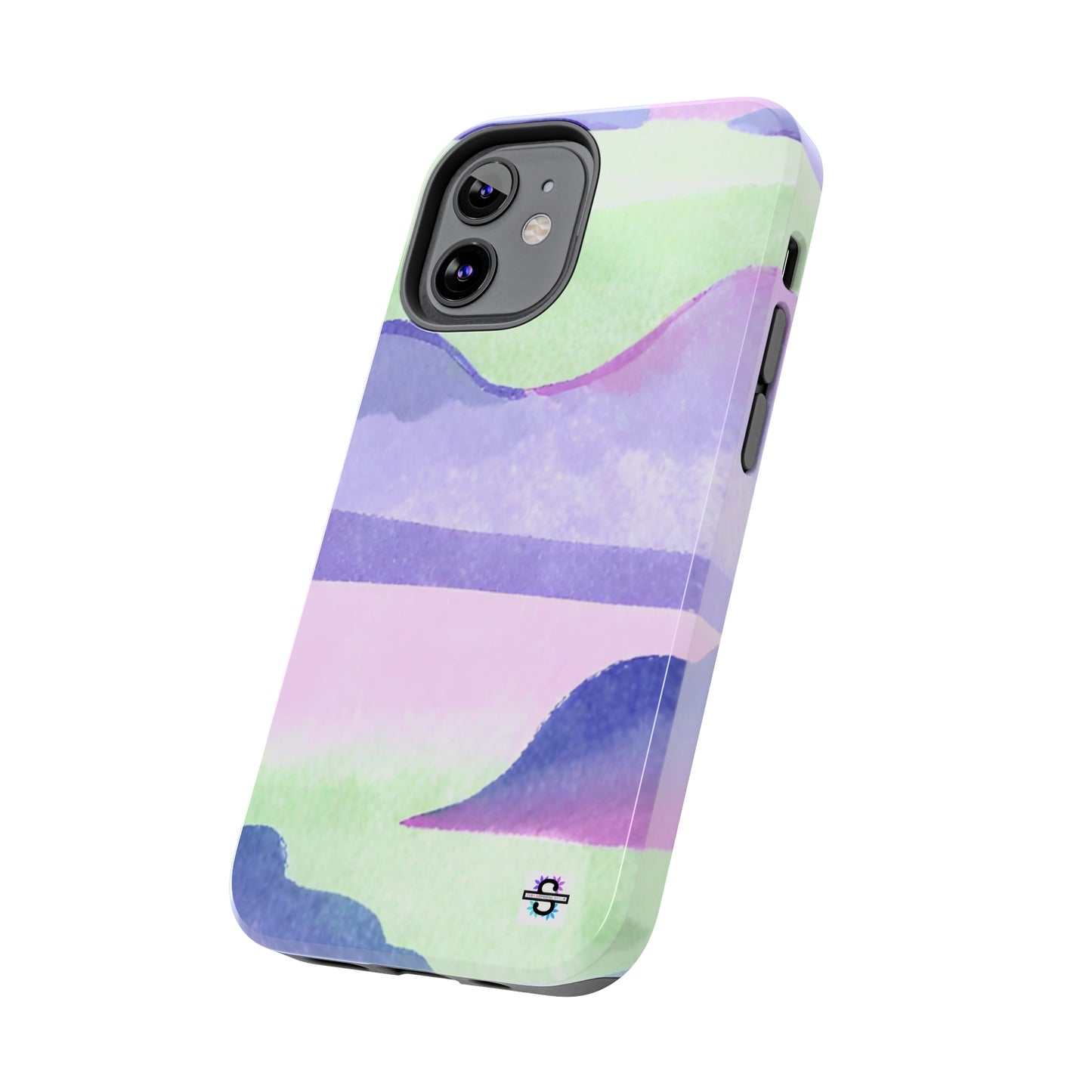 Vibrant Defenders: Amazing Pink Green Purple Blue Tough Phone Case | Mobile coversSush Dopamine Decor