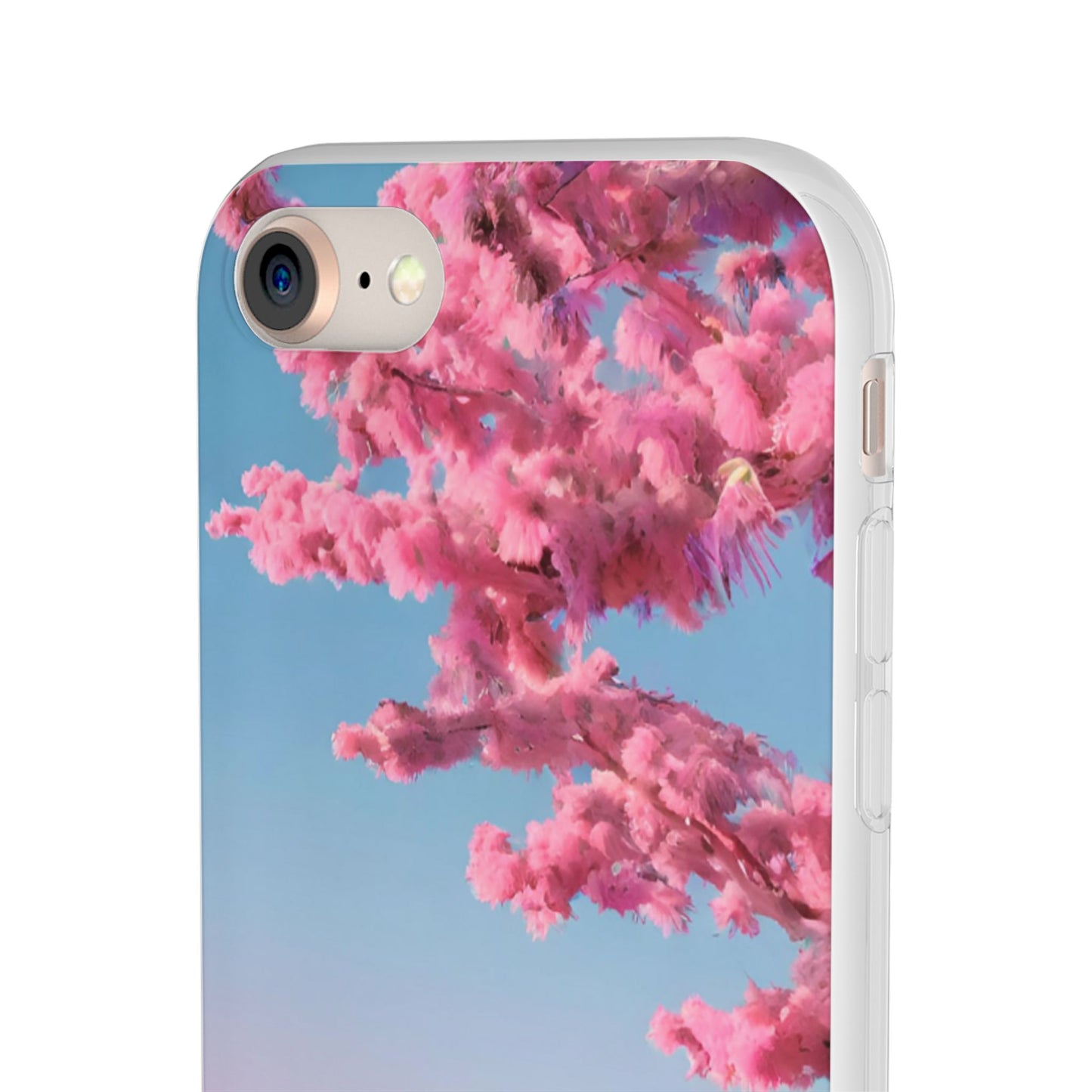 Flexi Pink landscape cherry blossom Phone case | Mobile cover