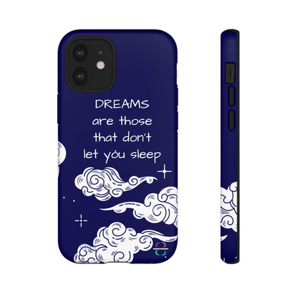 Limited Edition | Royal Blue Phone Case with Motivational Quote – Cloud Design Slim Protective Cover with Dual Layer Protection | Success Subliminals | Motivational Quote
