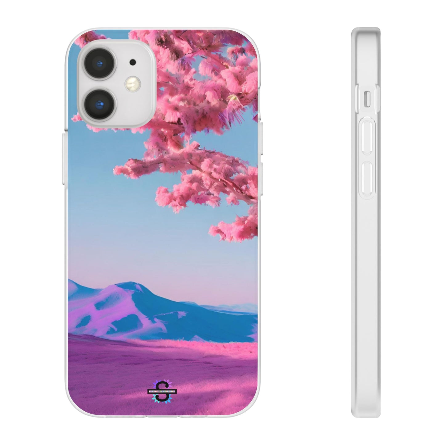 Flexi Pink landscape cherry blossom Phone case | Mobile cover