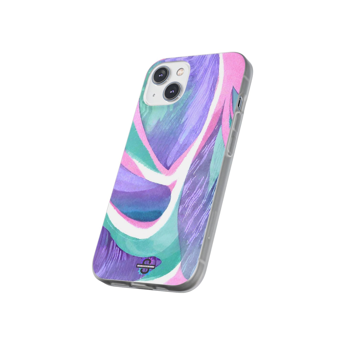 Subliminals for Prosperity | Purple Blue Green Pattern Phone cover | World's first Subliminals Brand | Sush Dopamine Decor