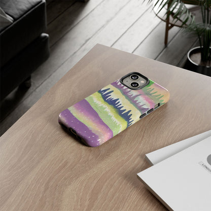Limited Edition | Subliminals for good grades | Beautiful Abstract Landscape Phone Case – Nature Design Mobile Cover with Dual Protection