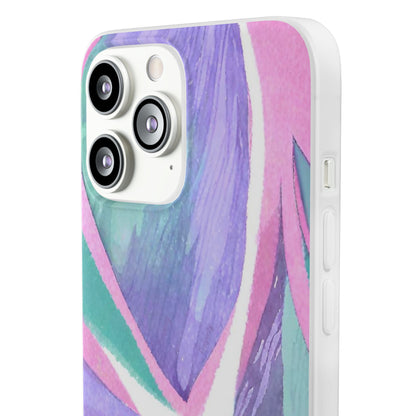 Subliminals for Prosperity | Purple Blue Green Pattern Phone cover | World's first Subliminals Brand | Sush Dopamine Decor