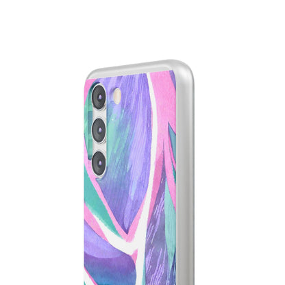 Subliminals for Prosperity | Purple Blue Green Pattern Phone cover | World's first Subliminals Brand | Sush Dopamine Decor