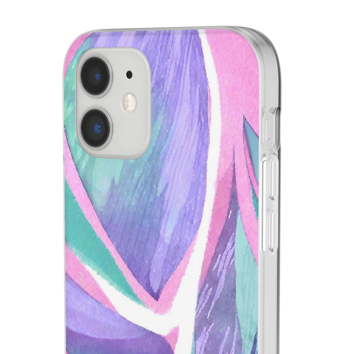 Subliminals for Prosperity | Purple Blue Green Pattern Phone cover | World's first Subliminals Brand | Sush Dopamine Decor