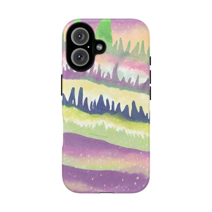 Limited Edition | Subliminals for good grades | Beautiful Abstract Landscape Phone Case – Nature Design Mobile Cover with Dual Protection