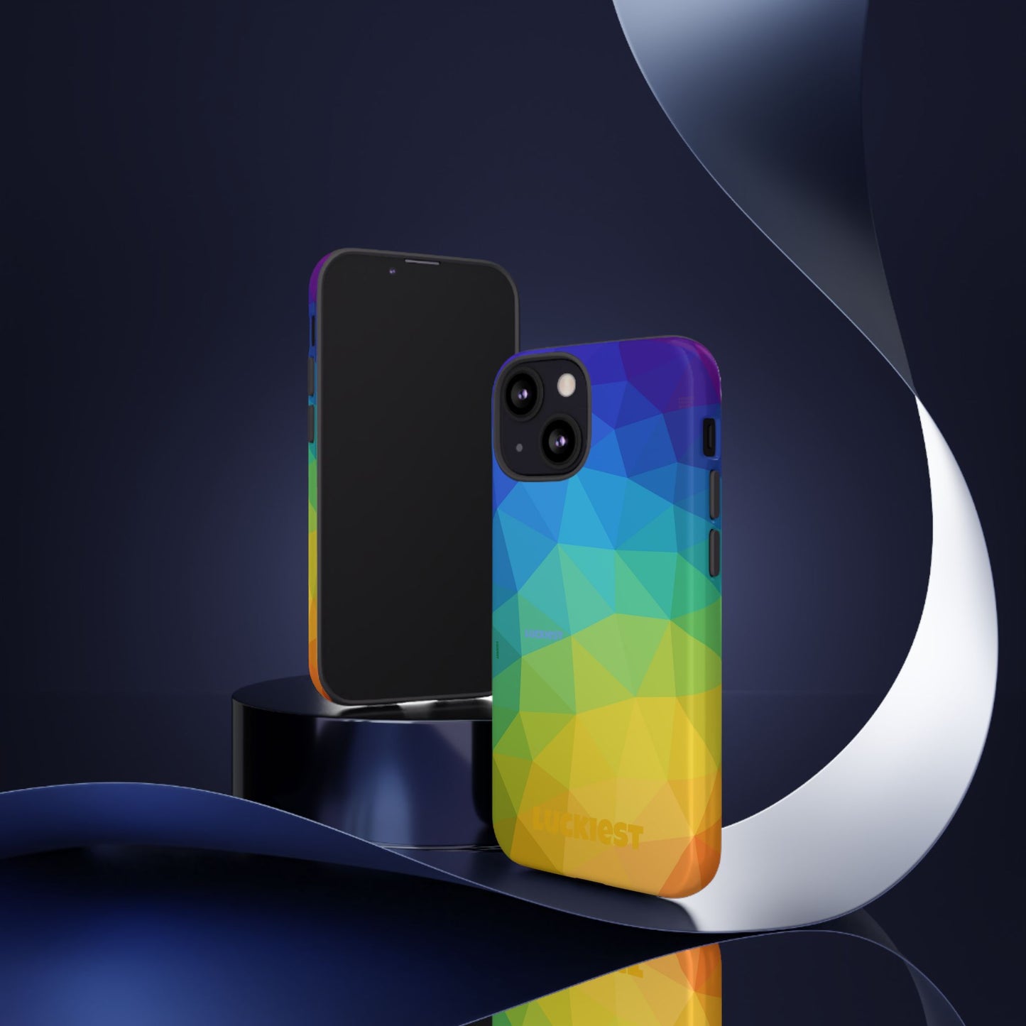 Chromatic Geometric Phone Cover | Mobile Cover  | Luckiest person alive subliminal