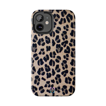 Black and Brown Mobile Cover, Leopard Print, Stylish Mobile Case, Accessories