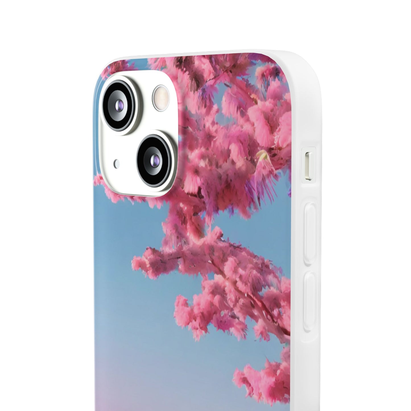 Flexi Pink landscape cherry blossom Phone case | Mobile cover