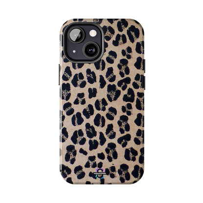Black and Brown Mobile Cover, Leopard Print, Stylish Mobile Case, Accessories