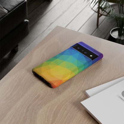 Chromatic Geometric Phone Cover | Mobile Cover  | Luckiest person alive subliminal