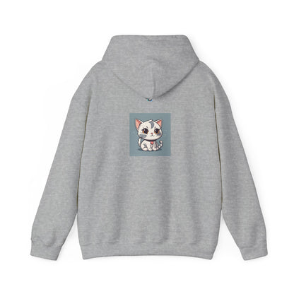 Unisex Heavy Blend™ Hooded Sweatshirt – Cute Cat Hoodie | Unstoppable | Powerful Subliminal | Cat Energy | Success Subliminal