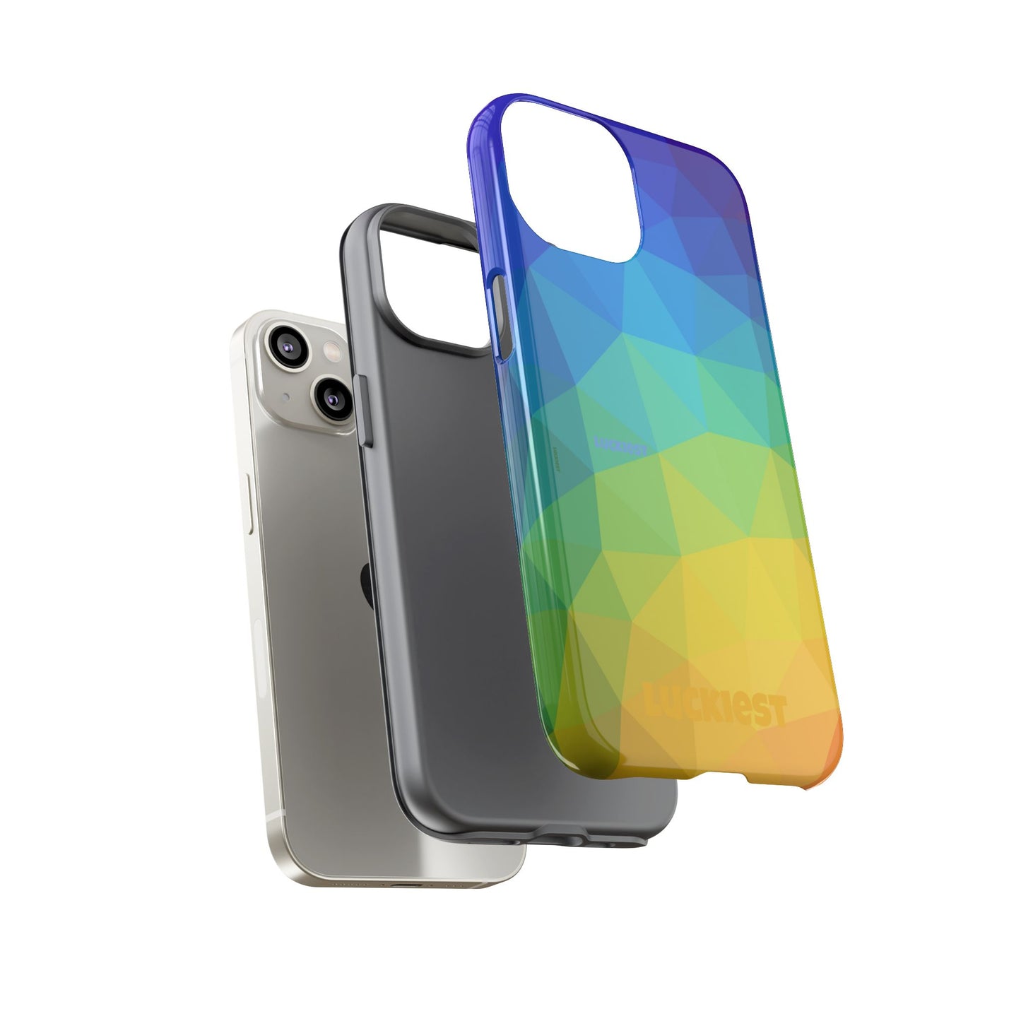 Chromatic Geometric Phone Cover | Mobile Cover  | Luckiest person alive subliminal