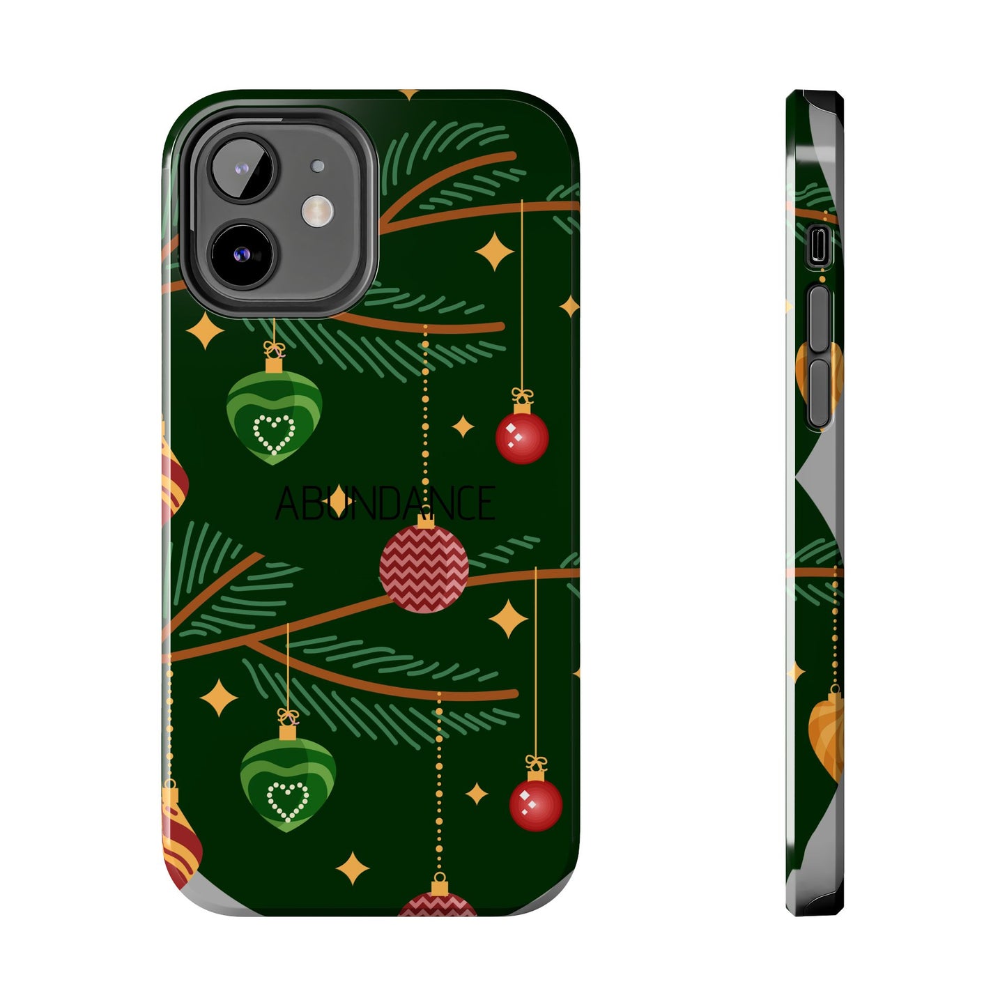 Cute Christmas print Mobile cover | Subliminal messaging to attract abundance| Manifest Abundance
