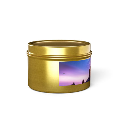Scented Bliss: Hand-Poured Tin Candles, Success subliminal messaging, Attract Abundance