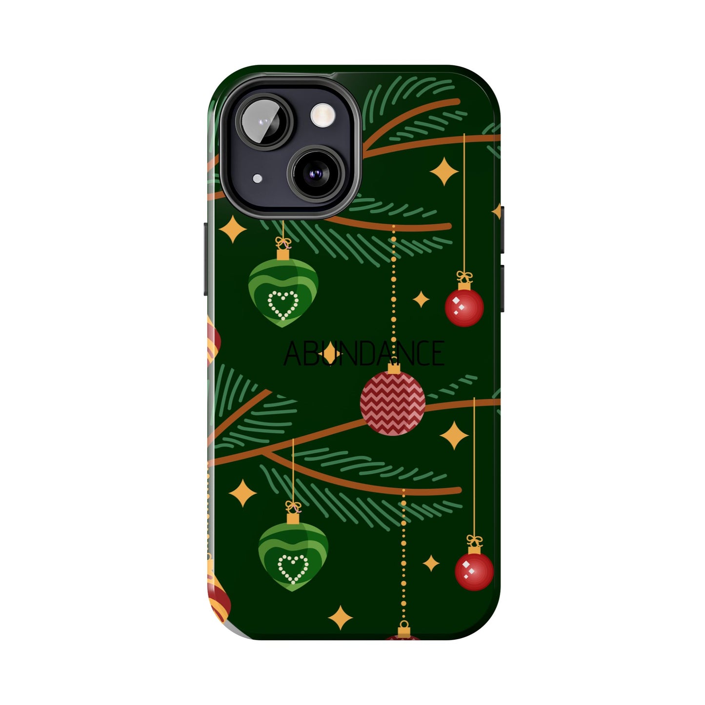 Cute Christmas print Mobile cover | Subliminal messaging to attract abundance| Manifest Abundance