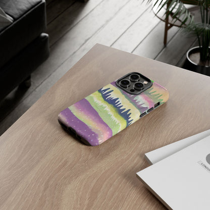 Limited Edition | Subliminals for good grades | Beautiful Abstract Landscape Phone Case – Nature Design Mobile Cover with Dual Protection