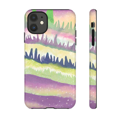 Limited Edition | Subliminals for good grades | Beautiful Abstract Landscape Phone Case – Nature Design Mobile Cover with Dual Protection