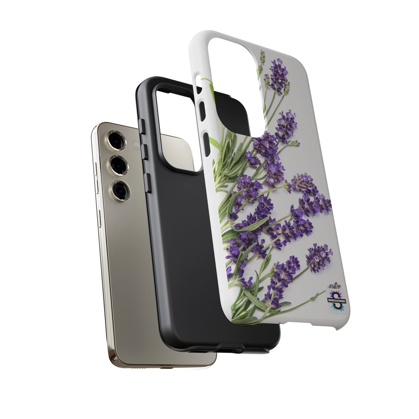 Lavender Print Hard Phone Cover, Mobile case
