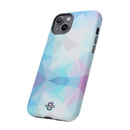 Geometric Blue Phone Cover