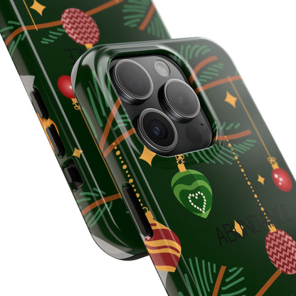 Cute Christmas print Mobile cover | Subliminal messaging to attract abundance| Manifest Abundance