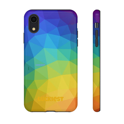Chromatic Geometric Phone Cover | Mobile Cover  | Luckiest person alive subliminal