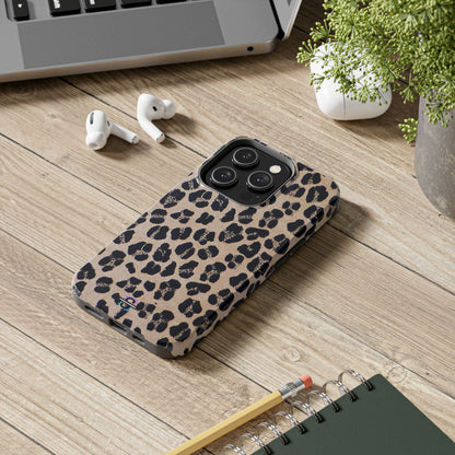 Black and Brown Mobile Cover, Leopard Print, Stylish Mobile Case, Accessories