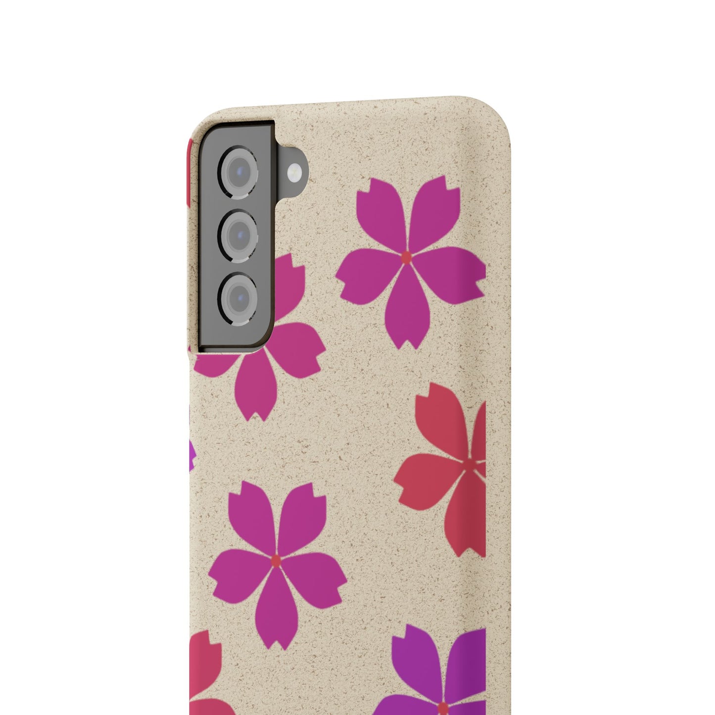 Eco friendly Red floral Phone case