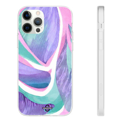 Subliminals for Prosperity | Purple Blue Green Pattern Phone cover | World's first Subliminals Brand | Sush Dopamine Decor